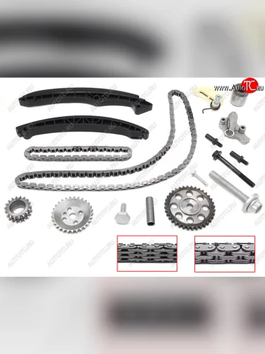 Комплект замены цепи ГРМ VAG  PASSATTIGUANJETTAGOLFOCTAVIARAPIDYETI CAXA SAT TK-VW044