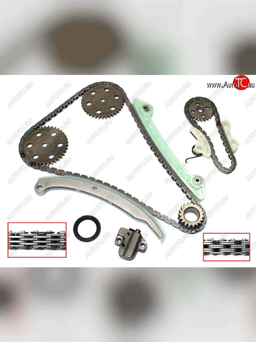 Комплект цепи ГРМ MAZDA 356ATENZAAXELAMX-5TRIBUTEFORD L8LF 1.82.0 (L=134) 02- SAT TK-MA140  в Самаре Самарской области