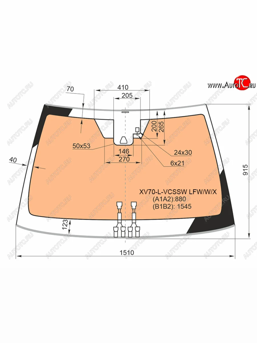 Стекло лобовое (Обогрев полный Камера Датчик дождя Молдинг) Toyota Camry (XV70) 17-21  Camry UAE XYG XV70-L-VCSSW LFW/W/X  в Керчи Республика Крым