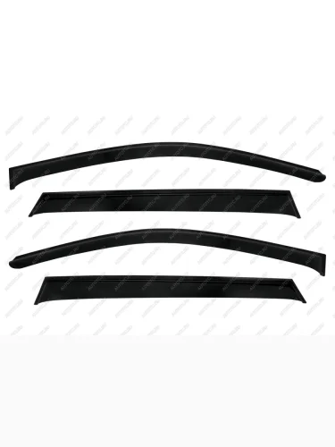 Дефлекторы окон REIN (черный) BAIC X35 (2023-2025)