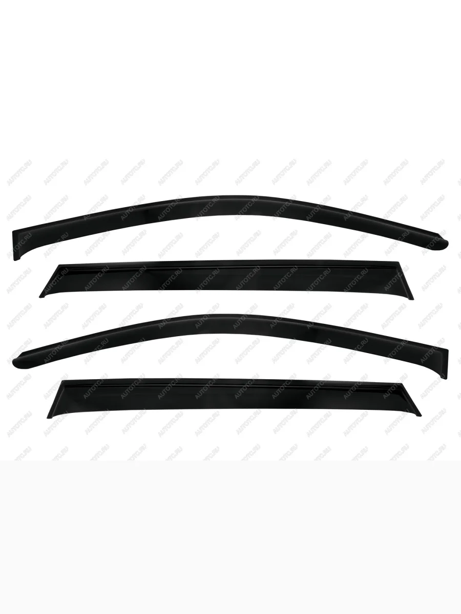 Дефлекторы окон REIN  BAIC X35 (2023-2025) (черный)  в Перми Пермском крае