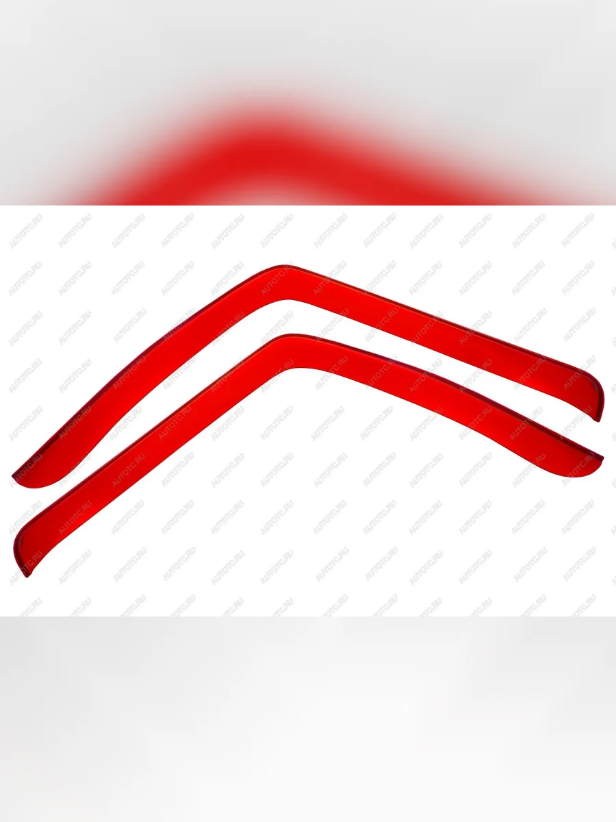 Дефлекторы окон DONGFENG GX тягач 2022-, накладной, красный  ДонгФенг REIN reinwv1267  в Самаре Самарской области
