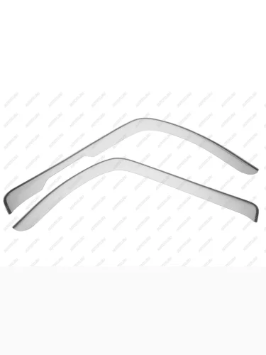 Дефлекторы окон DONGFENG C80, C120, Z80 грузовик (коммерч.) 2023-, накладной, прозрачный  С120  ДонгФенг С120 REIN reinwv1273