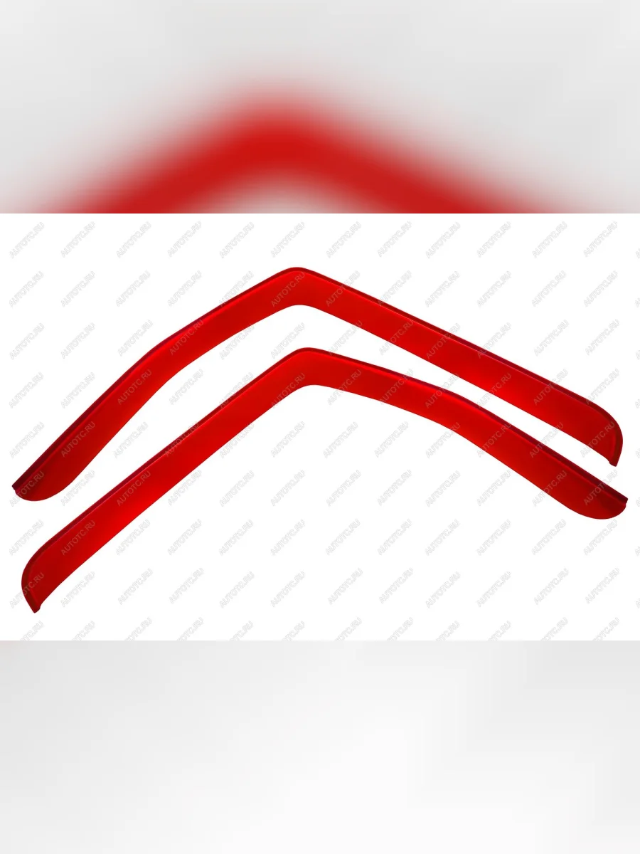 Дефлекторы окон FAW J6 грузовик, тягач 2007-, накладной, красный  ФАВ Джей 6 REIN reinwv1276  в Самаре Самарской области