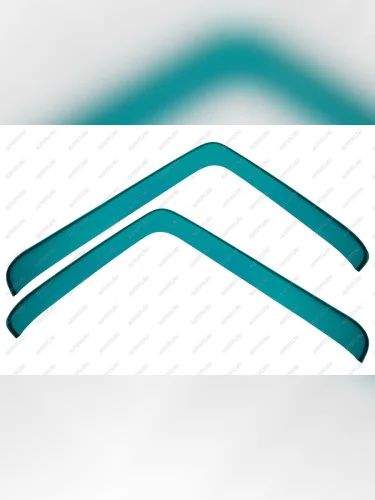 Дефлекторы окон SHACMAN X6000 грузовик, тягач 2022-, накладной, зеленый  Шакман Х6000 REIN reinwv1291