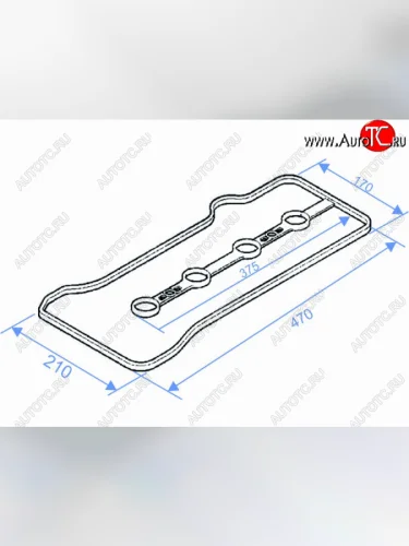 Прокладка клапанной крышки TOYOTA WISH,PREMIO,OPA 1AZFSE 01- SAT K11213-28041