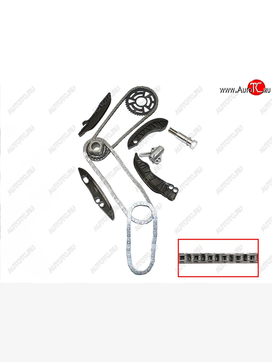 Комплект цепи ГРМ 2,0d3,0d N47N57 BMW 3-Series 05-5-Series 07-X3X5X6 08- SAT TK-BMW011  в Самаре Самарской области
