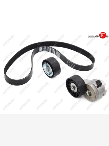 Ремкомплект приводного ремня FIAT DUCATO 2,3JTD 02- (ремень, 2 ролика) DAYCO KPV070