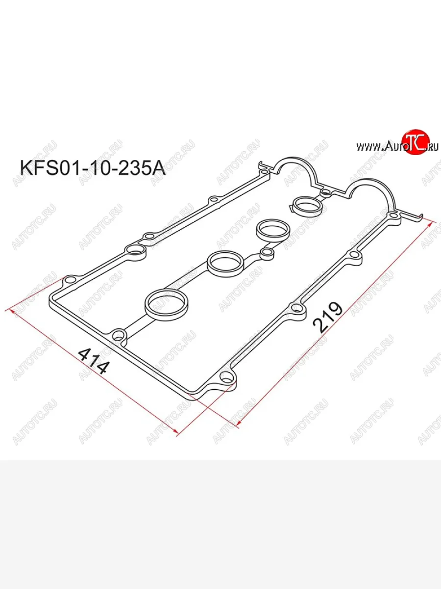 Прокладка клапанной крышки MZ FP, FS, 92-97 SAT KFS01-10-235A  в Керчи Республика Крым