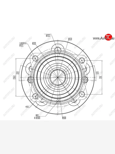 Ступичный узел перед MERCEDES GLML-CLASS 11- SAT ST-A1663340206