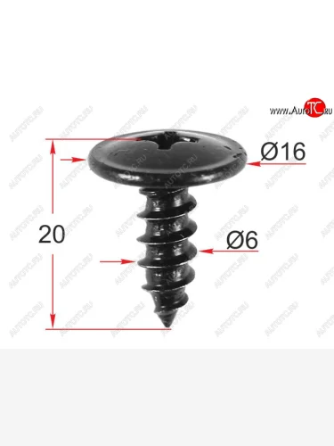 Саморез NISSANINFINITI (1 шт.) SAT ST-M12628