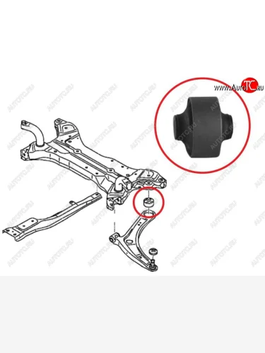 Сайлентблок Chery Tiggo T11 05-16  Mitsubishi ASX 10-20  Lancer 02-17  Outlander 02-22  Chery Fo SAT ST-MN184133
