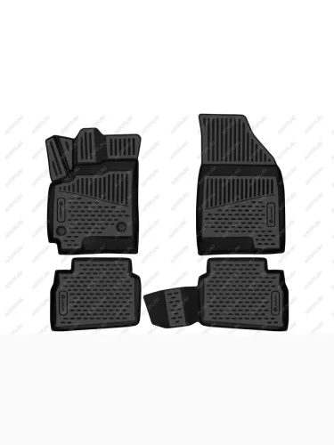 Коврики 3D в салон Element (черные) Chevrolet Onix (2019-2025)