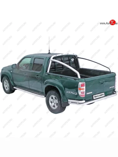 Дуга багажника удлинённая d63,5   Mazda BT-50 picup НЕРЖ  1752 н