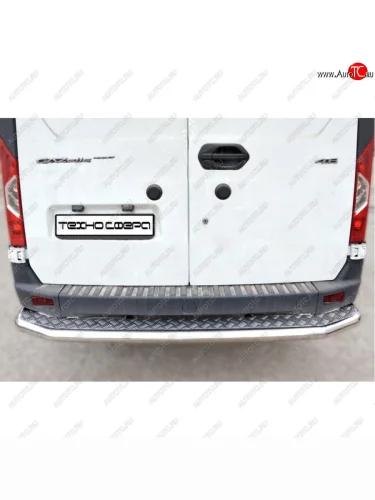 Задняя ступенька  с алюминиевым листом  d63.5      -КРАШ-      ГАЗЕЛЬ-NEXT  3480