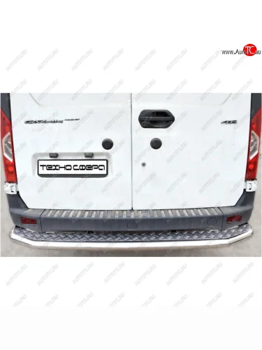 Задняя ступенька с алюминиевым листом d63.5  ГАЗЕЛЬ-NEXT     НЕРЖ  1481