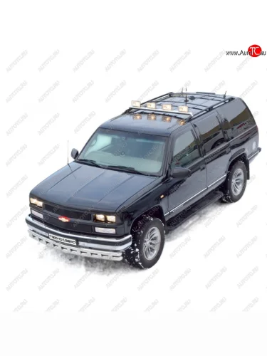 Труба  под  противотуманки (крепеж на рейлинги), d51  CHEVROLET  TAHOE     НЕРЖ  2061 н