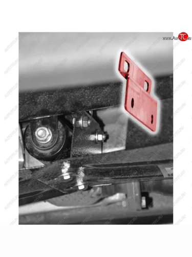 Защита КПП и раздаточной КП  «Броня» 2123 Шеви  с  2019 г.  с виброгасителем  0721