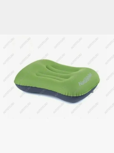 Подушка туристическая надувная Naturehike 42x32x11см, зеленая  nh17t013-z-gr