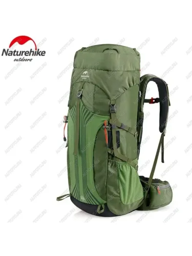 Рюкзак туристический Naturehike 55 л, зеленый  nh16y020-q-dgr
