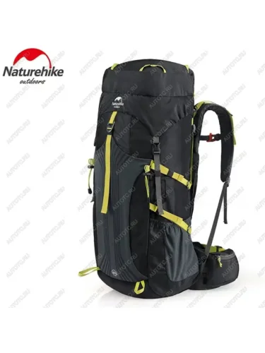 Рюкзак туристический Naturehike 55 л, черный  nh16y020-q-b