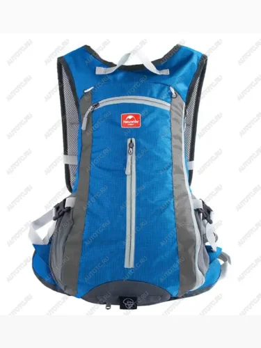 Рюкзак туристический велосипедный Naturehike, 15 л, голубой  nh15c001-b-sbl