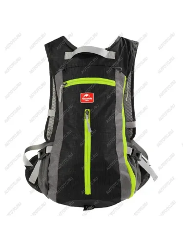Рюкзак туристический велосипедный Naturehike,15 л , черный  nh15c001-b-b