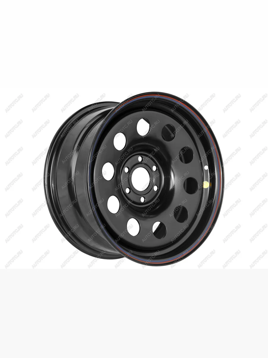 Диск усиленный стальной 3.0TD (6x114,3 8xR17 d66 ET+25) Off-Road Wheels  Nissan Navara (2004-2016) 2 D40 (черный)  в Воронеже Воронежской области