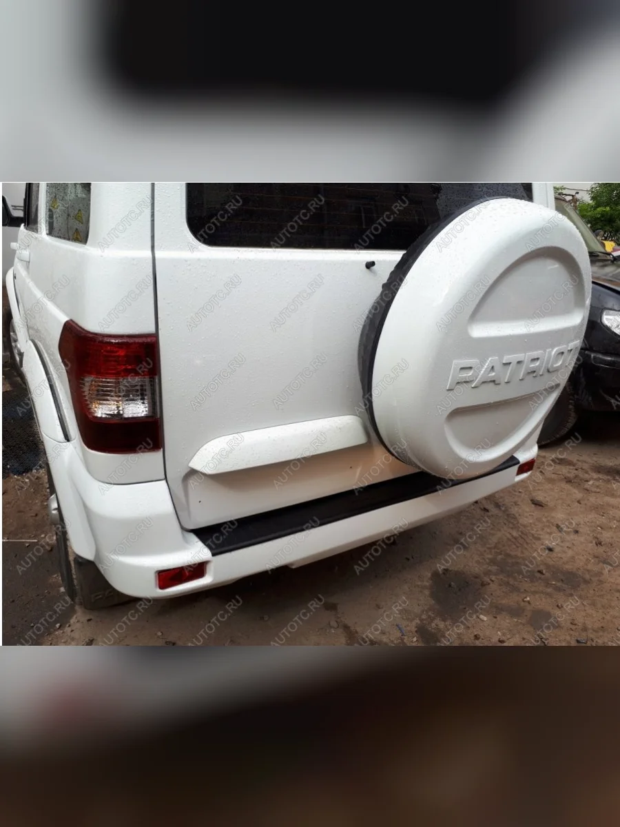 Накладка заднего бампера INMAX Уаз Патриот 3163 5-дв. 1-ый рестайлинг (2014-2016)  с доставкой в г. Керчь