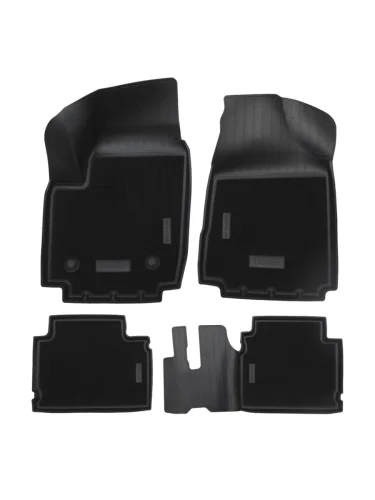 Коврики салонные комбинированные Unidec (черные) Лада ВАЗ нива 4х4 2131 (Legend) 5 дв. 2-ой рестайлинг (2021-2025)