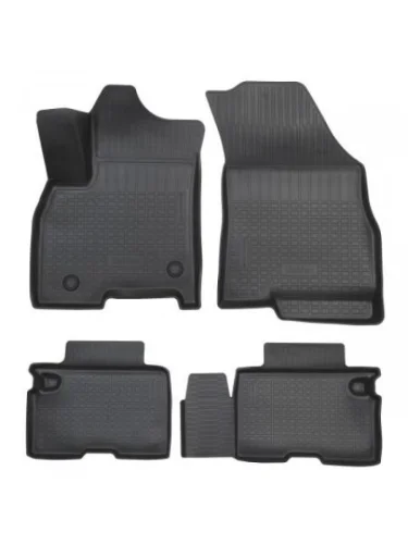 Коврики салонные (1,2 ряд) Norplast Unidec (черные) Chery Tiggo 8 PRO MAX рестайлинг (2023-2025)