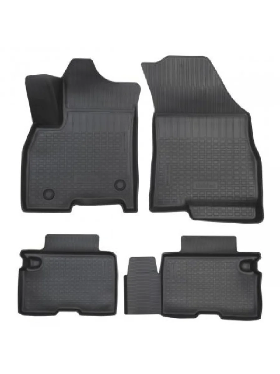 Коврики салонные (1,2 ряд) Norplast Unidec  Chery Tiggo 8 PRO MAX (2023-2025) (черные)  в Самаре Самарской области