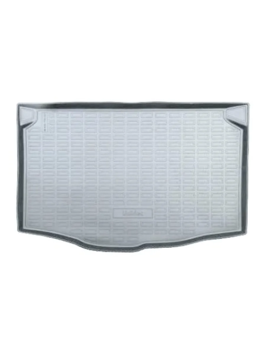 Коврик багажника (полиуретан) Norplast Unidec  Mazda 2 (2014-2019) 2 DJ (серый)  в Самаре Самарской области