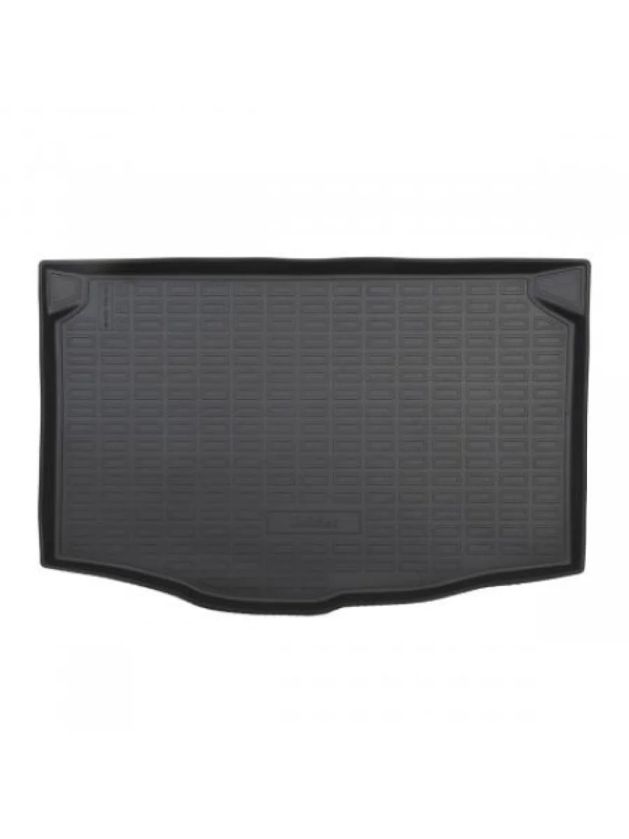 Коврик багажника (полиуретан) Norplast Unidec Mazda 2 2 DJ хэтчбэк 5 дв. дорестайлинг (2014-2019) (черный)  в Керчи Республика Крым