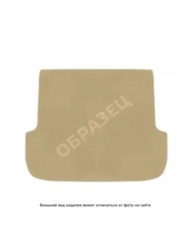Коврик багажника текстильный (спинка второго ряда не складывается) Comfort Norplast (бежевый) Changan Eado Plus седан (2019-2025)