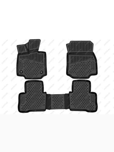 Коврики 3D в салон (полиуретан) Element (черные) Toyota Venza  2 XU80 (2020-2025)