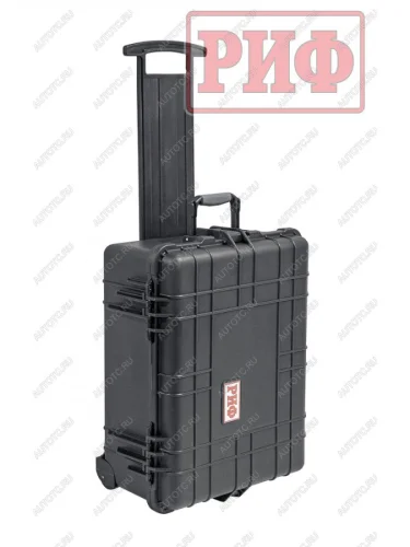 Кейс защитный ударопрочный РИФ 560х455х265 мм на колесах с телескопической ручкой IP55 уценённый  wrt-54_u