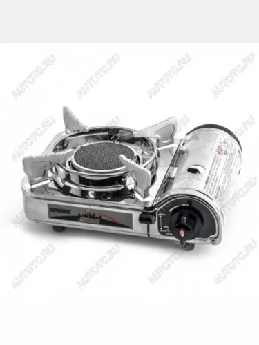 Плита газовая портативная СЛЕДОПЫТ SPARK керамическая конфорка цанговый баллон (уценка)  pf-gst-n12_u