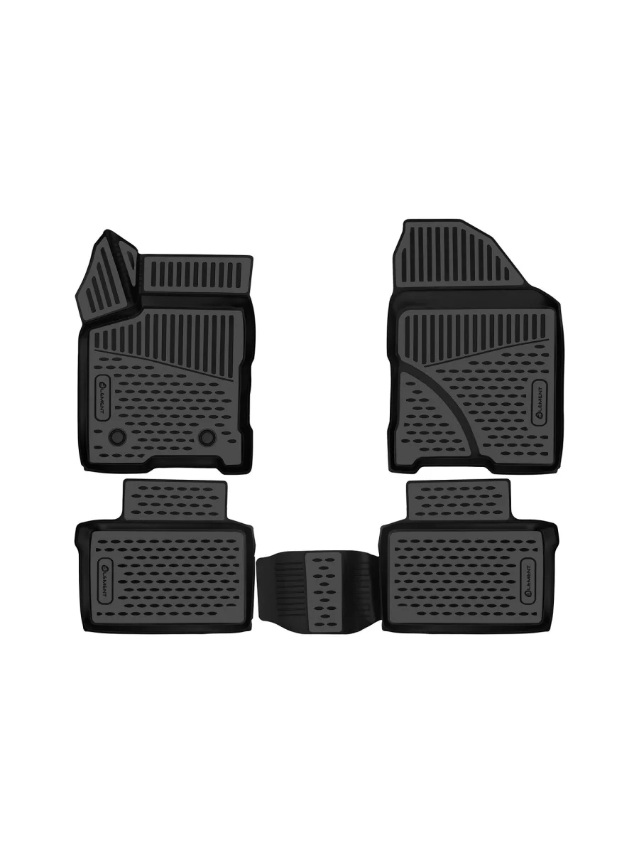 Коврики 3D в салон Element  Лада ВАЗ Веста NG (2022-2025) 2180 (черные)  в Керчи Республика Крым
