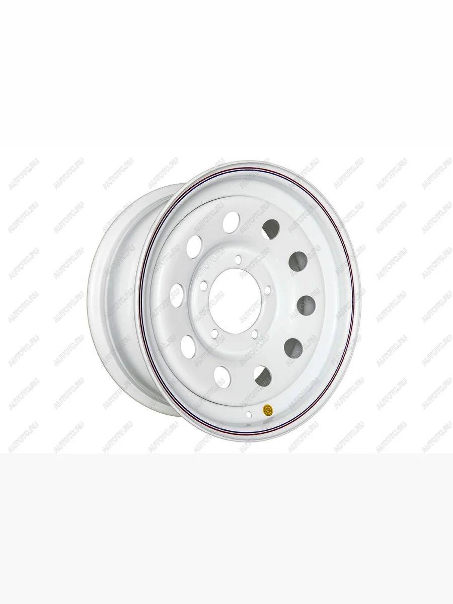 Диск усиленный УАЗ стальной белый 5x139,7 7xR16 d110 ET-19 (уценка) OFF-ROAD Wheels 1670-53910wh-19_u  в Воронеже Воронежской области