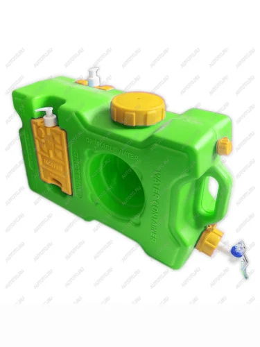 Канистра для воды 19 л (зелёная)  kontvod19gr