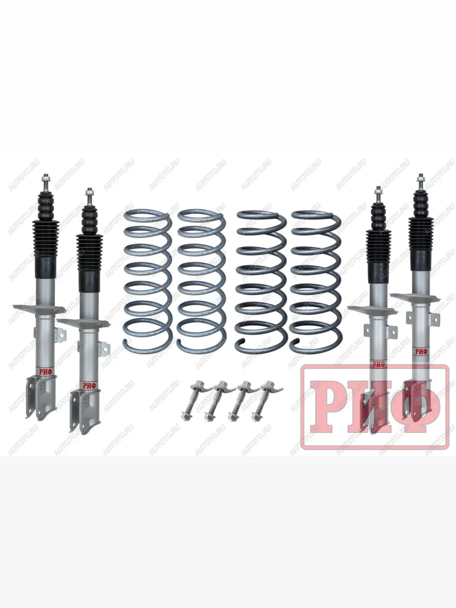 Лифт-комплект РИФ для Renault Duster (2010-2022), Nissan Terrano III 2004+ 4х4 лифт 20 мм  rif-dus-b-g  в Воронеже Воронежской области