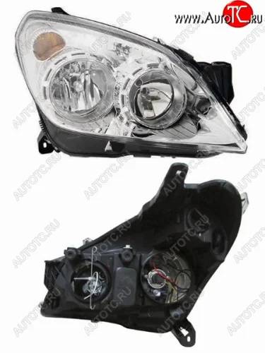 Фара OPEL ASTRA 07-14 RH хром, с электрокрректором DEPO 442-1140RMLEMN1