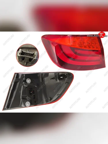 Фонарь задний BMW F10 10-13 LH 4D LED DEPO 444-1957L-AE