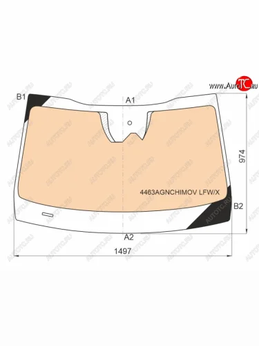 Стекло лобовое (Обогрев полный Камера Датчик дождя) Kia K5 19- XYG 4463AGNCHIMOV LFW/X