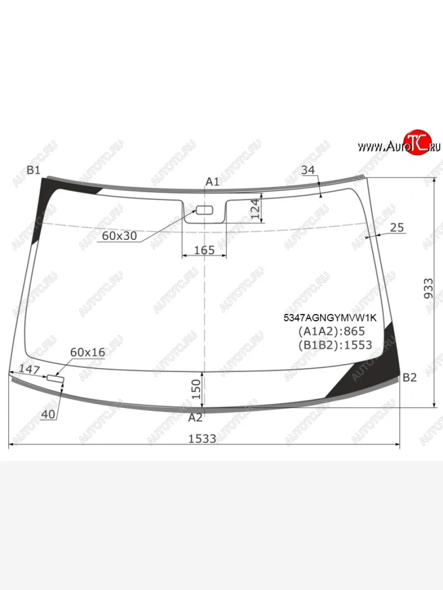 Стекло лобовое (Датчик дождя) Mercedes-Benz E-Class 02-09 FUYAO 5347AGNGYMVW1K  в Воронеже Воронежской области