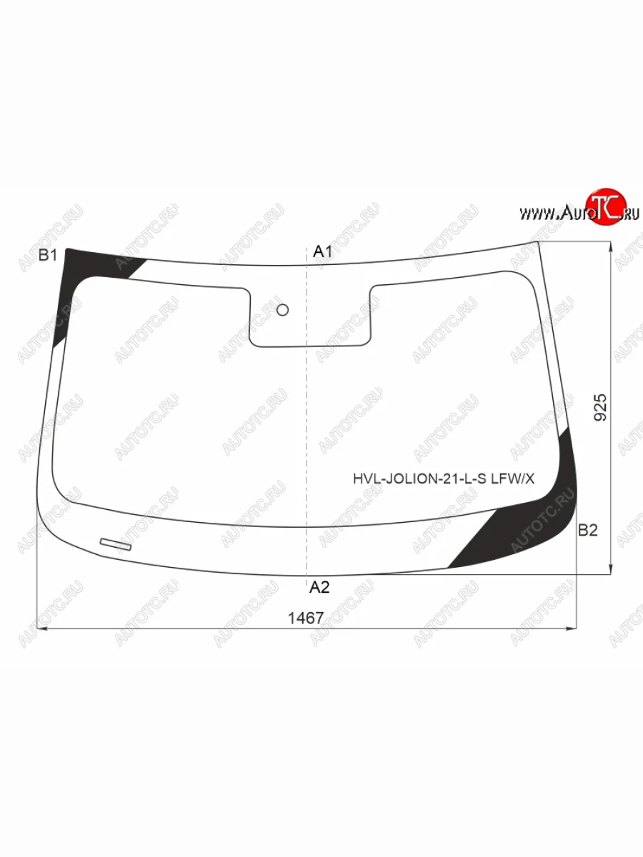 Стекло лобовое (Датчик дождя) Haval Jolion 20- XYG HVL-JOLION-21-L-S LFW/X  в Воронеже Воронежской области