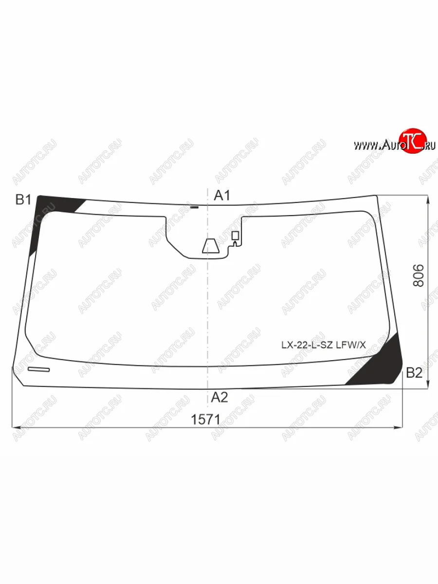 Стекло лобовое (камера, датчик дождя) XYG Toyota Land Cruiser J300 дорестайлинг (2021-2025) (зеленое)  в Керчи Республика Крым