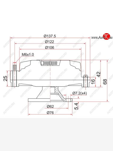 Вискомуфта TOYOTA MARKII,SUPRA,CROWN 1G-FE 92- SAT ST-16210-70040