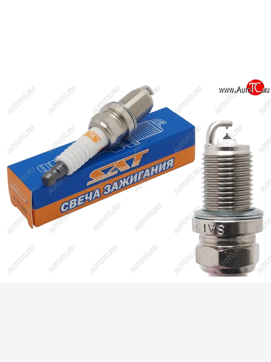 Свеча зажигания CITROEN C4 Aircross 12-HONDA CITY 08-CR-Z 10-JAZZ 08-MITSUBISHI OUTLANDER 06-12 SAT ST-177-0092  в Керчи Республика Крым